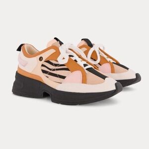 Kat Maconie Women’s Pina Almond Zebra / Multi Low Top Sneakers Size 6